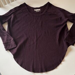 TNA Dark Purple Long Sleeve Top